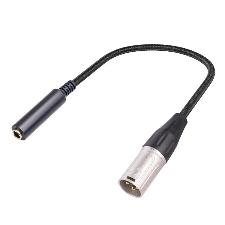 6.35mm Female to XLR Male to 1/4 inch TRS Audio Adapter Cable