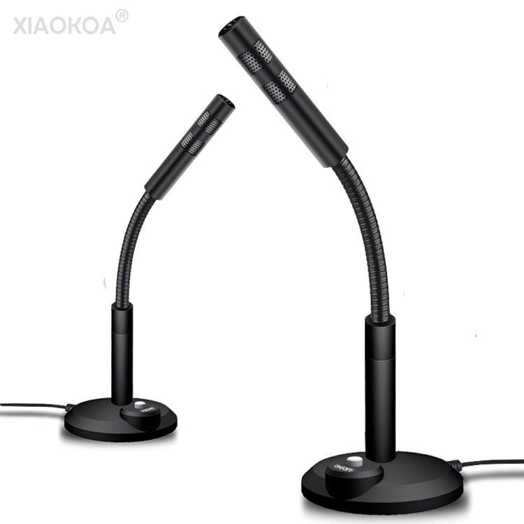 USB Condenser Microphone with Cable for Computer PC Desktop Laptop Notebook Cable Recording Gaming Podcasting