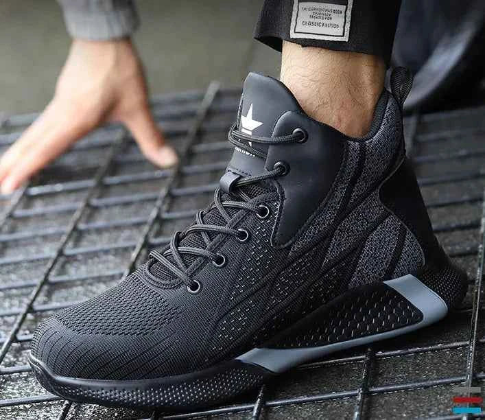 Steel Toe Safety Work Boots - Men's Winter Protective Footwear