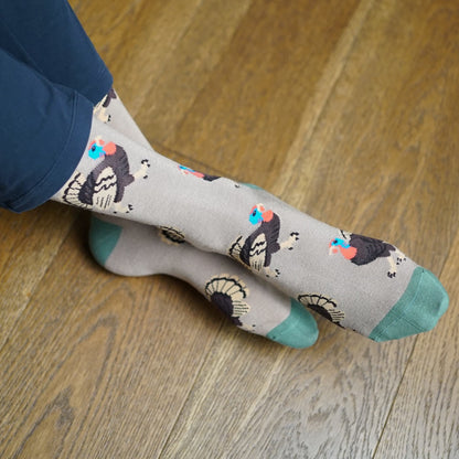 Save the Turkey Bamboo Socks Barekind NZ