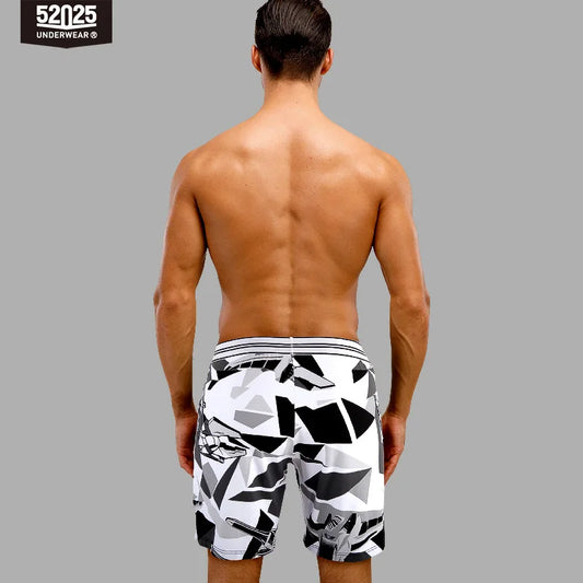 52025 Camo Drift Men's Cotton-Modal Lounge Shorts