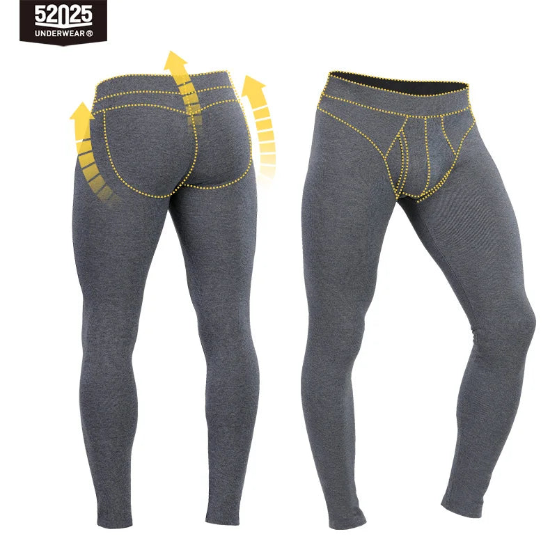 52025 Everyday Ease Men's Cotton-Modal Thermal Leggings
