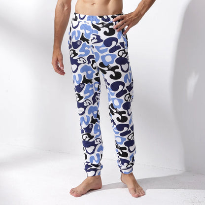 52025 Camo Retreat Men's 100% Cotton Lounge Pants