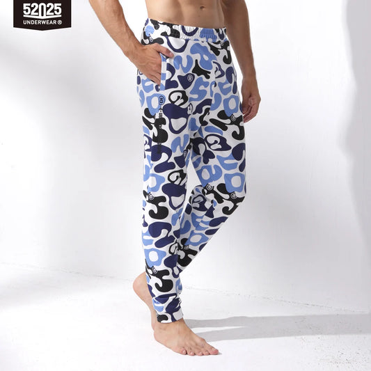 52025 Camo Retreat Men's 100% Cotton Lounge Pants