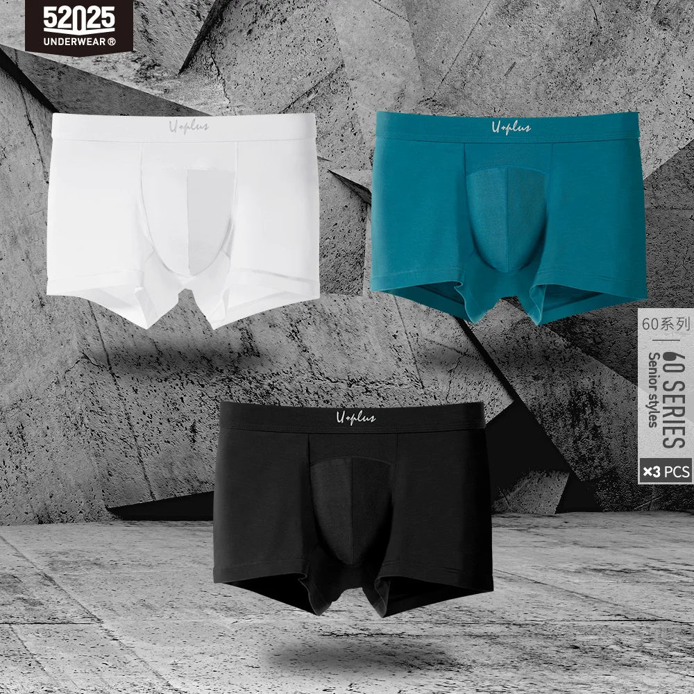 Men's Modal Boxer Trunks – Everyday Comfort 3-Pack
