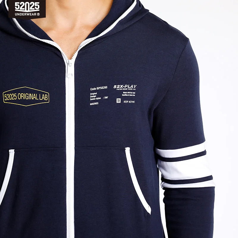 52025 Weekend Hideout Men's Cotton Hooded Lounge Onesie