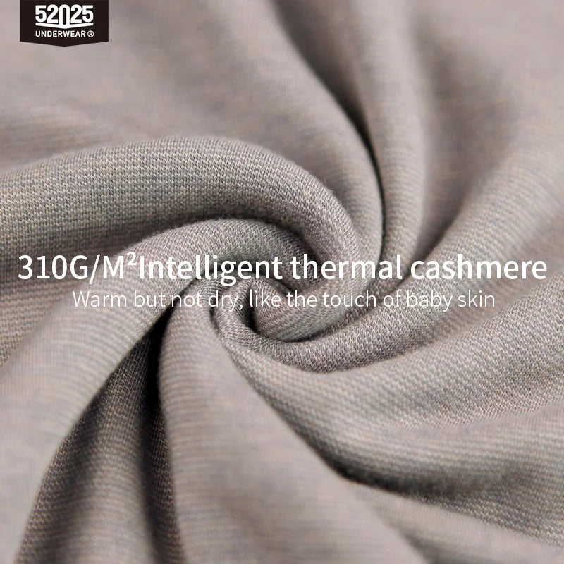 52025 CosyStride Men's Cashmere-Blend Thermal Leggings