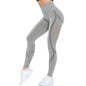 High Waist Knitted Yoga Pants for Women - Seamless Stretch Activewear | Athletic Leggings