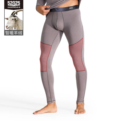 52025 CosyStride Men's Cashmere-Blend Thermal Leggings