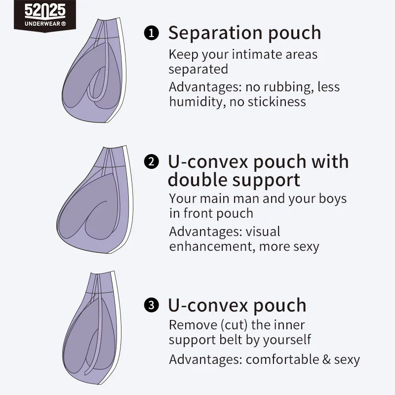 Men's Dual-Pouch Modal Briefs – Everyday Comfort