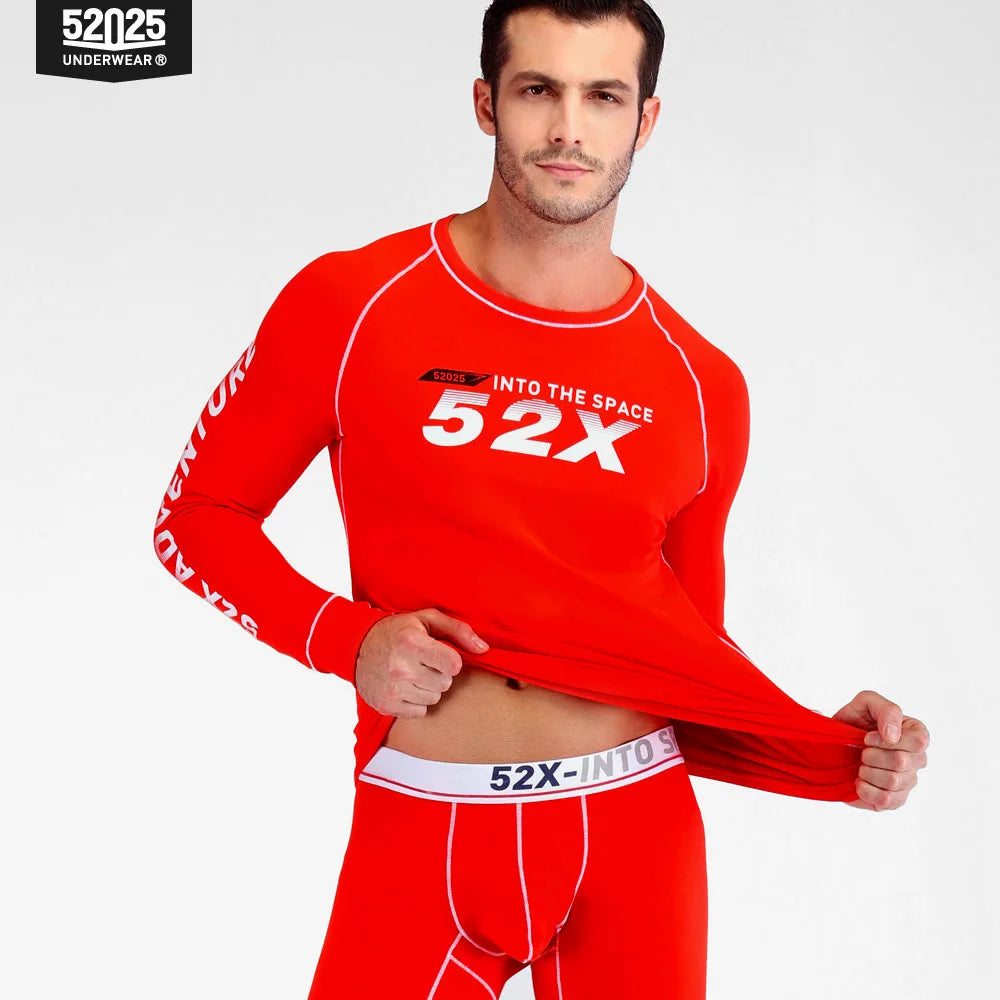 52025 CosyFlight Men's Cotton-Viscose Thermal Underwear Set