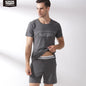 52025 NightEase Men's Cotton-Modal Short Pyjama Set