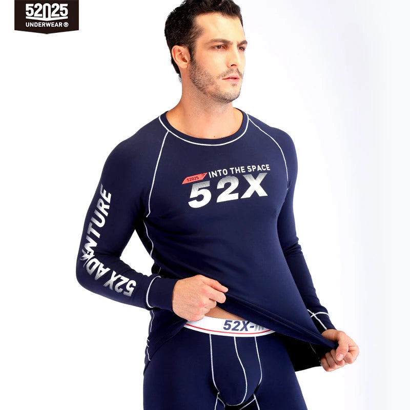 52025 CosyFlight Men's Cotton-Viscose Thermal Underwear Set