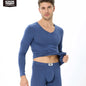 52025 SilkEase Men's Modal-Blend V-Neck Thermal Underwear