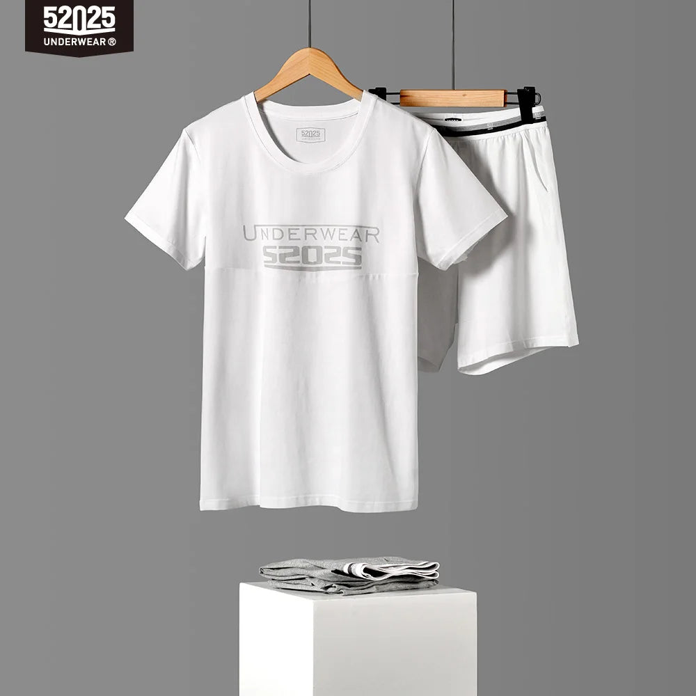 52025 NightEase Men's Cotton-Modal Short Pyjama Set