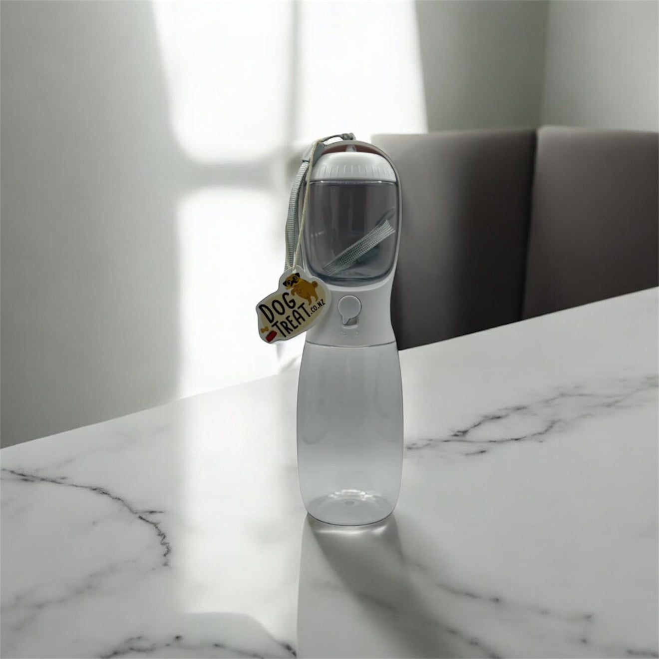 2 in 1 Portable Pet Bowl Bottle With Food Compartment DogTreatNZ