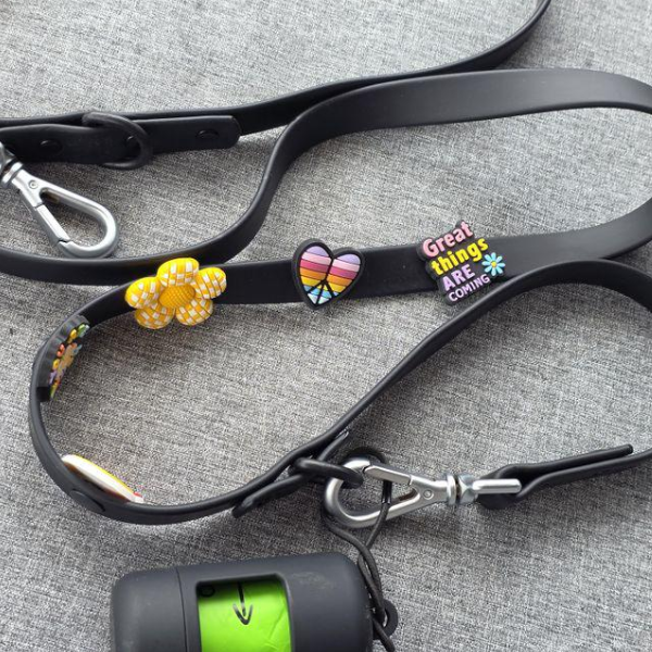 Customisable Dog Lead | Black Walkieez