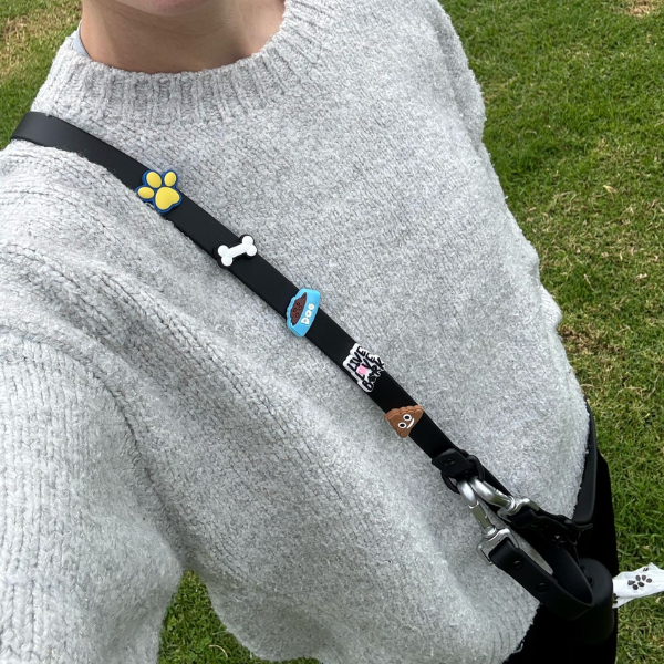 Customisable Dog Lead | Black Walkieez