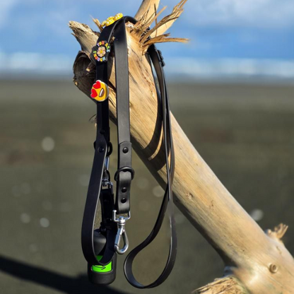 Customisable Dog Lead | Black Walkieez