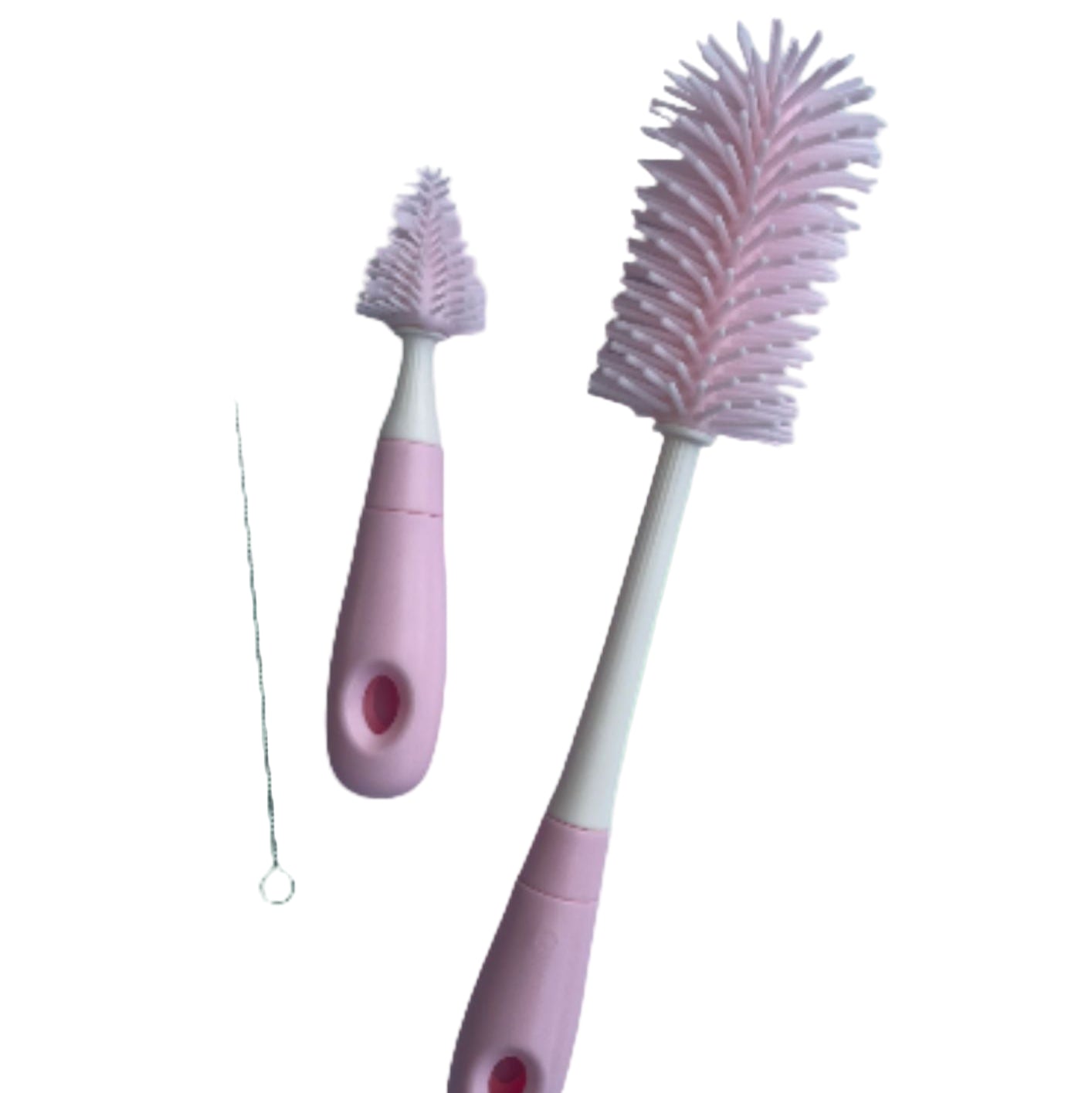 Silicone Baby Bottle Brush Set - 3 Piece Cleaning Kit