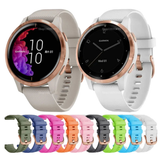 Silicone Replacement Strap for the Garmin Venu Sq 2 Series (available in 12 colours) Habicare