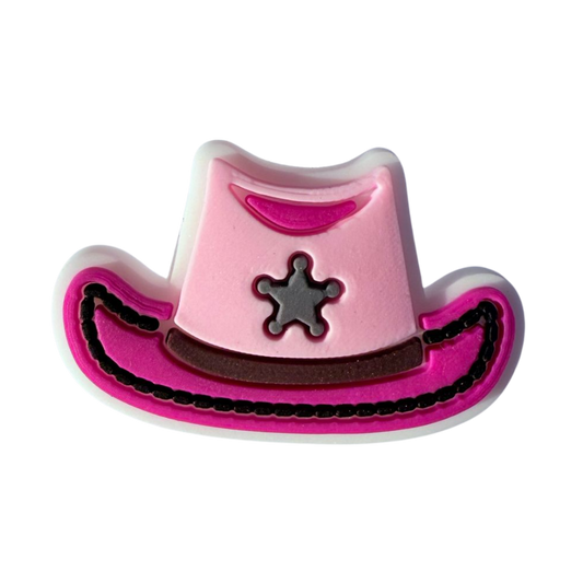 Pink Cowgirl Hat Charm Walkieez