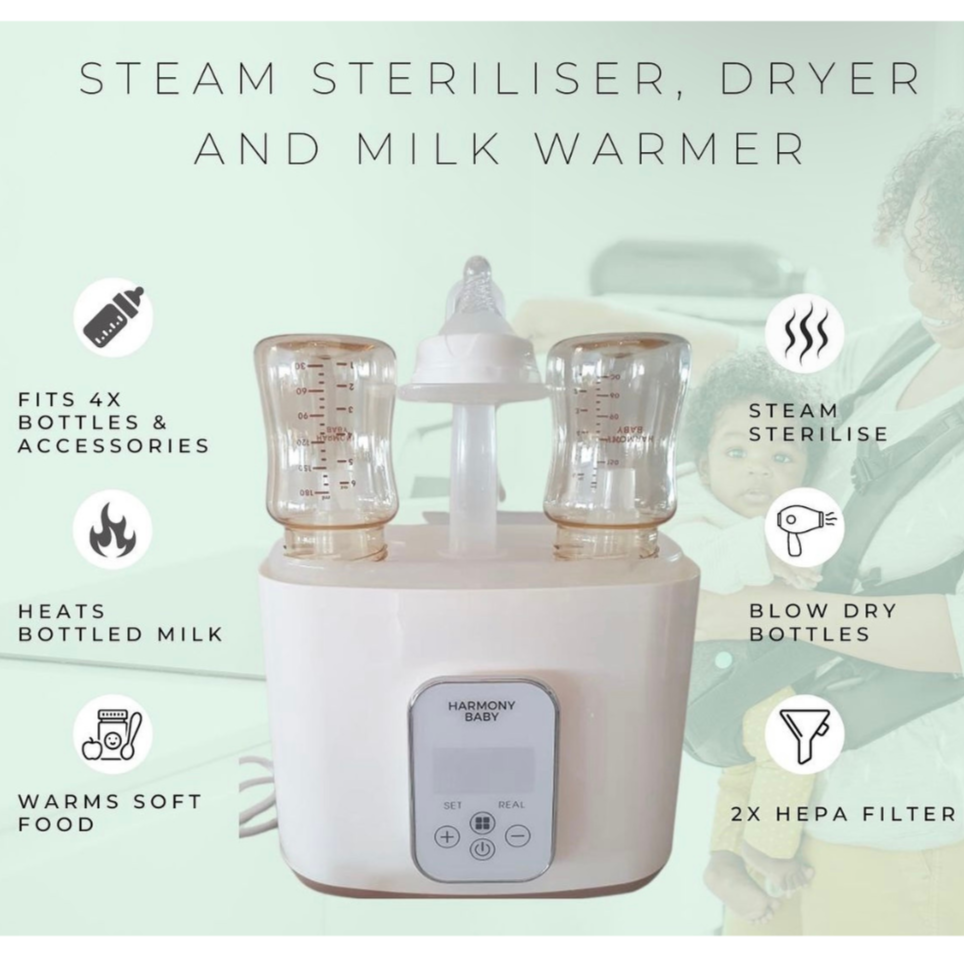 3-in-1 Baby Bottle Steriliser & Dryer - Steam Steriliser