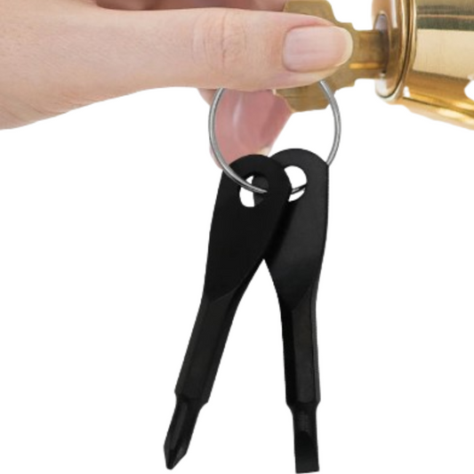 Mini Keychain Screwdriver Tool – Phillips & Slotted (2 colours available) Habicare