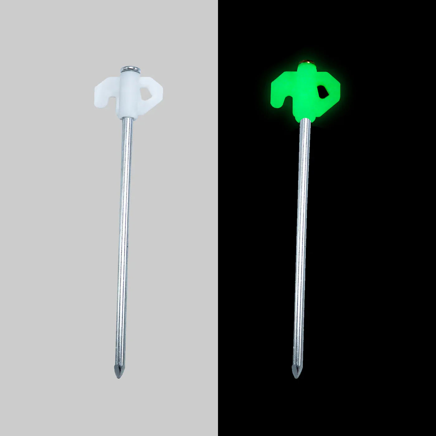 ECOTREK Glow Tent Pegs – Steel Camping Ground Stakes for Tent, Tarp & Canopy JP34715