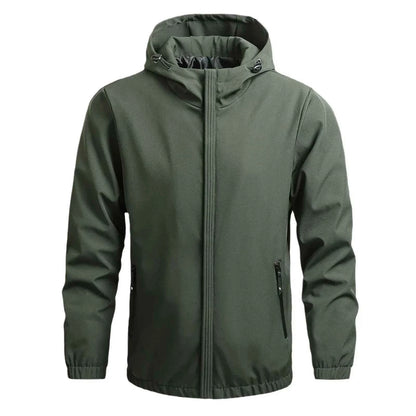 Men's Outdoor Waterproof Jacket - Windproof Hiking Rain Jacket | All-Weather Protection