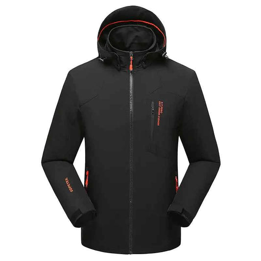 Men's Shark Skin Tactical Softshell Jacket - Waterproof Fleece-Lined Outdoor Jacket | Military Style