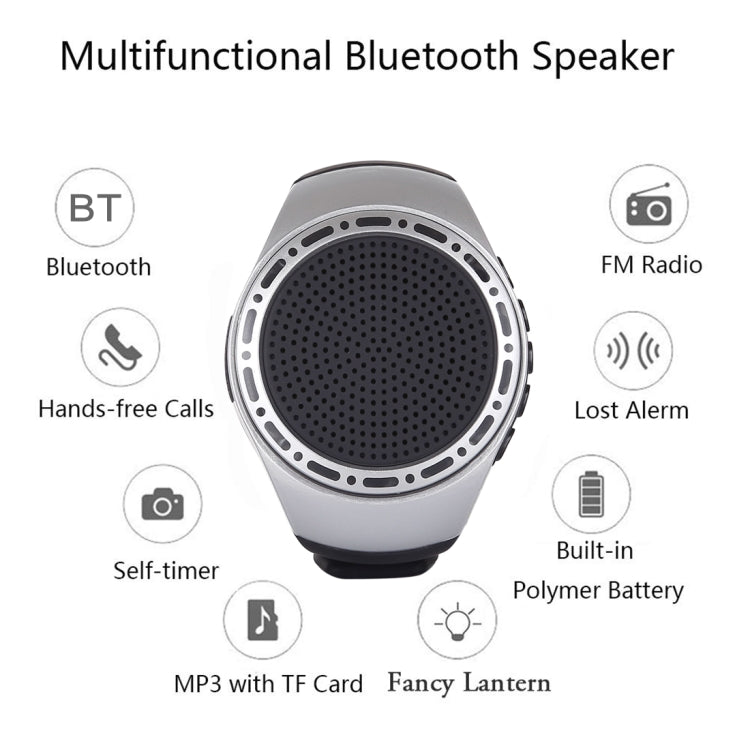 Support Hands-free Calls & Intelligent Screen Display & FM Radio & TF Card & Cellphone Anti-lost