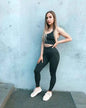 Seamless Snake Print Yoga Set for Women - Moisture-Wicking 2-Piece Activewear | Fitness Outfit