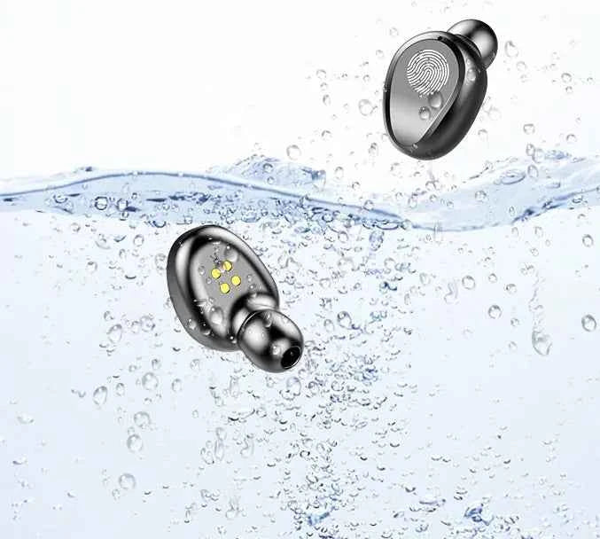 F9 Bluetooth Headphones with Touch Control and Battery Display