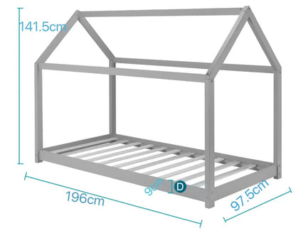 'Hannigan' Kid Bed Frame White Single sue-e furniture