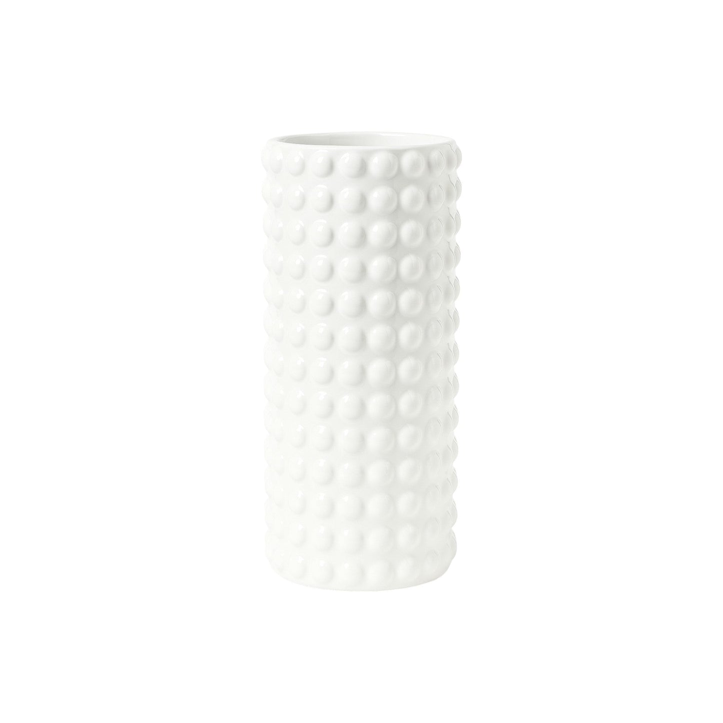 Frankly Cotton Ceramic White Gloss Bubble Vase Nest & Stem Homewares