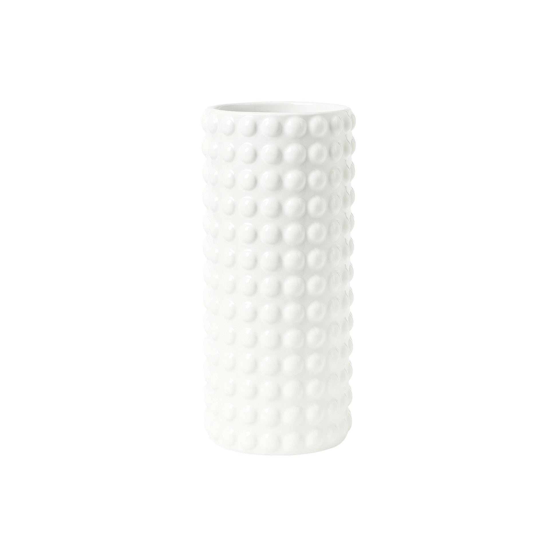 Frankly Cotton Ceramic White Gloss Bubble Vase Nest & Stem Homewares