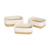 Frankly Cotton Woven Storage Baskets Natural