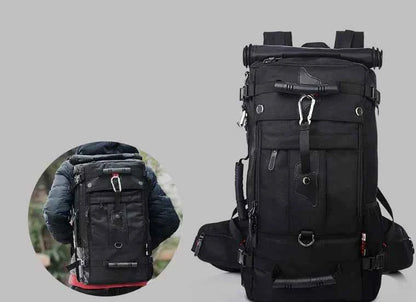 50L Oxford Fabric Hiking Backpack - Large Capacity Travel Pack with Durable Construction | Outdoor Adventure