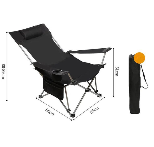 Outdoor Folding Recliner Chair – Fishing, Beach & Camping ECOTREK
