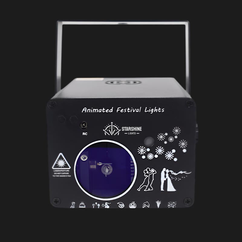 3d Full Color Christmas Laser Lights Rgb Colorful Party Lights-3