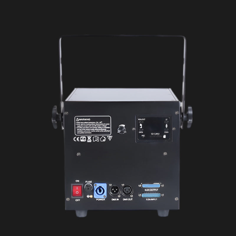 10w 20w 30k Galvanometer Full Color Animation Laser Light Projector-1