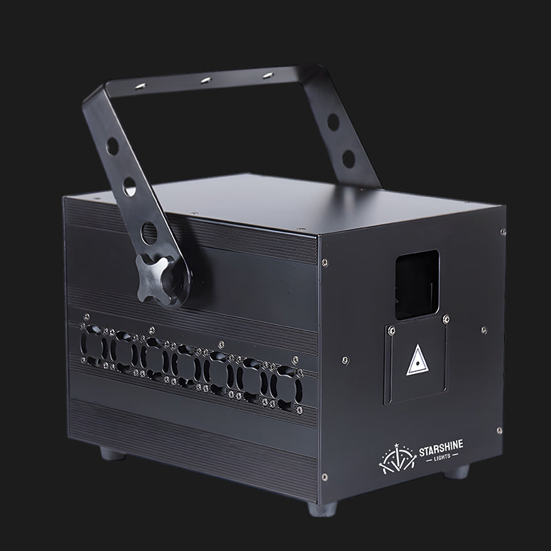 10w 20w 30k Galvanometer Full Color Animation Laser Light Projector-0