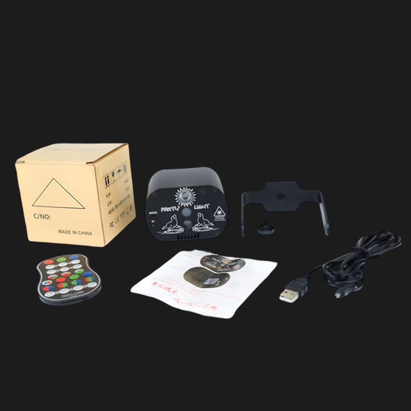 C3 Rechargeable Christmas Laser Lights 60 Patterns Sound Activated-3