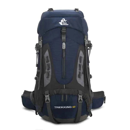 60L Hiking Backpack with Rain Cover for Outdoor Use