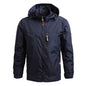 Men's Waterproof Sports Jacket — Power Bank Pocket & Cable Port | Spring & Autumn Outdoor