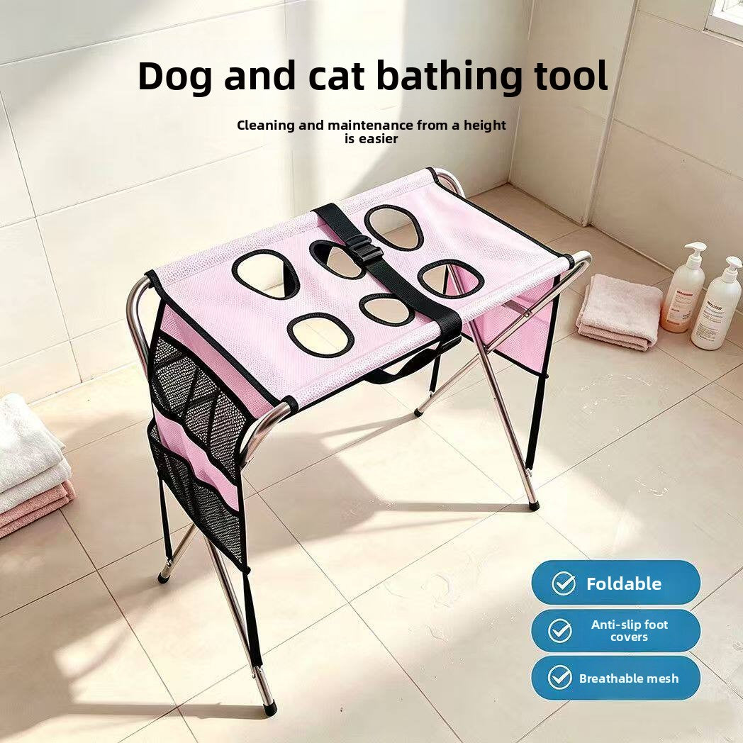 Fold & Groom Pet Grooming Table for Cats & Dogs