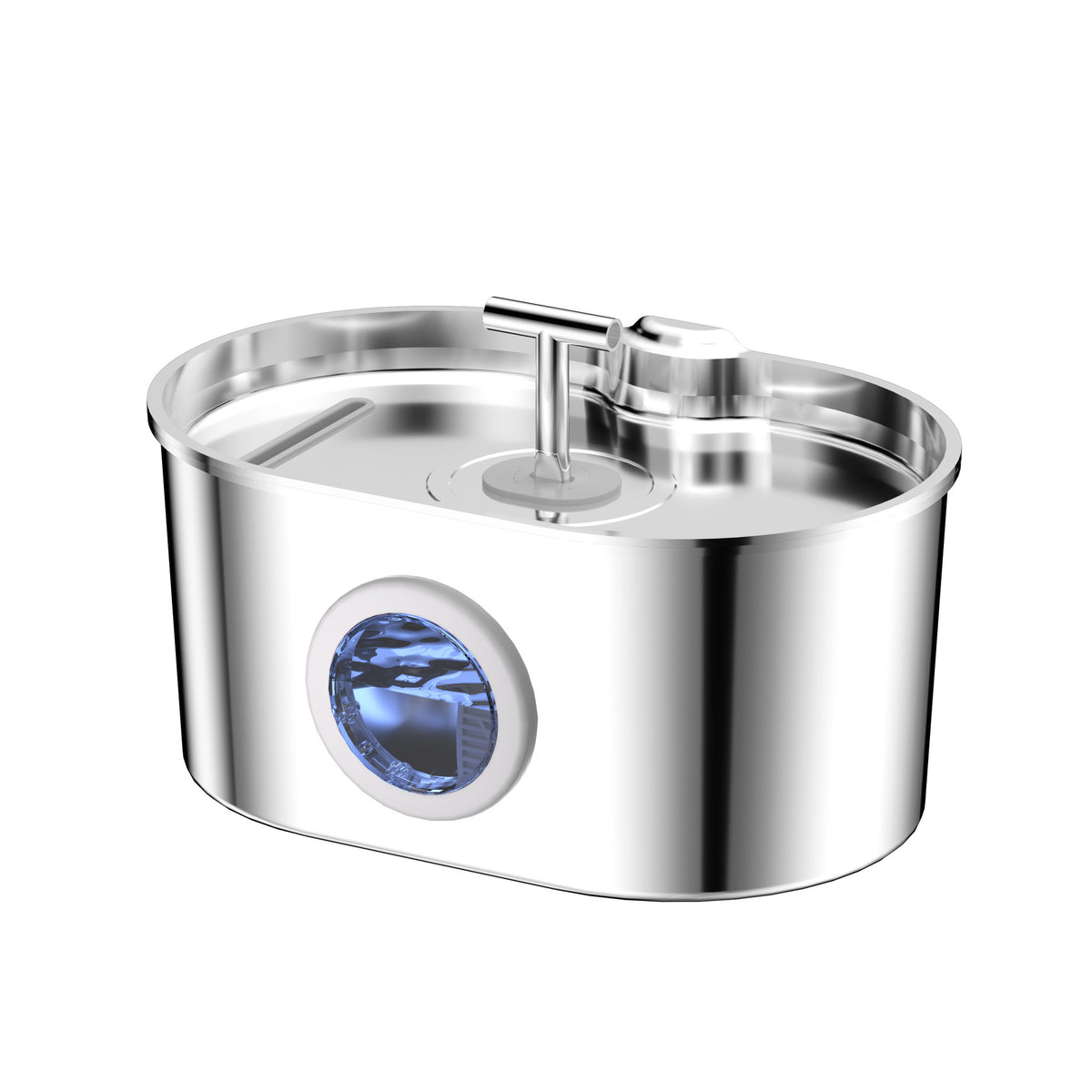 2.2L Stainless Steel Pet Water Fountain – FreshFlow