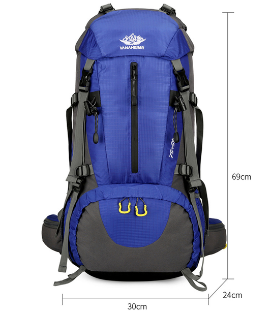 50L (45+5) Hiking Backpack – Waterproof Outdoor Camping & Climbing Daypack ECOTREK