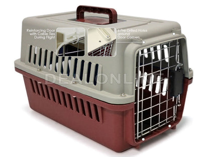 66cm Dog Cage Cat Cage Pet Travel Cage/Carrier dealonline.co.nz